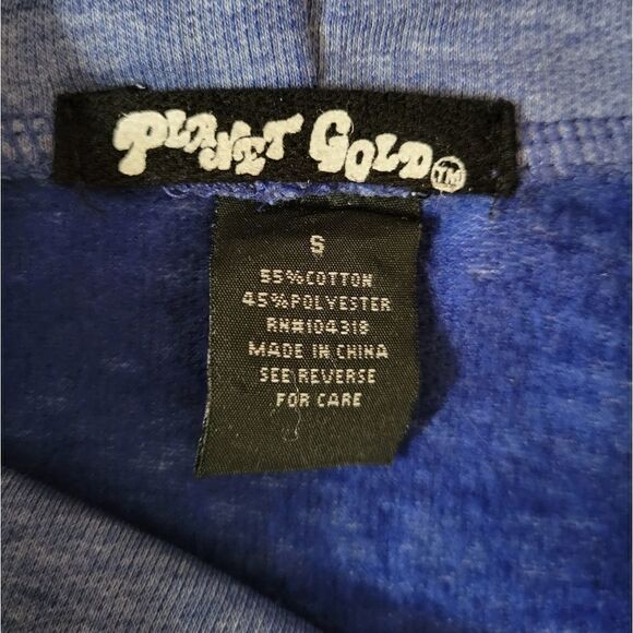 Macy's Planet Gold Cowl Neck Sweatshirt - Picture 2 of 9